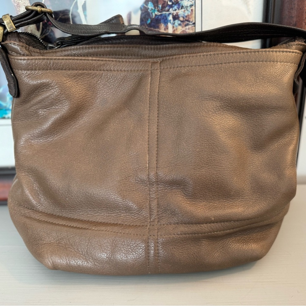 OP Natasha Durham Women's Brown Leather Shoulder Bag